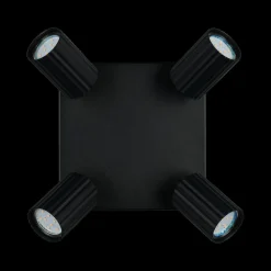 Spots|Ygo Spot SOKA 4Del. Metaal Zwart