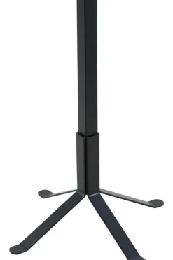 Kapstokken|Opbergen|Ygo Staande kapstok (zwart metaal), 50x50x181