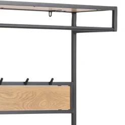 Kapstokken|Opbergen|Ygo Staankapstok Bokskap Wild Oak B77