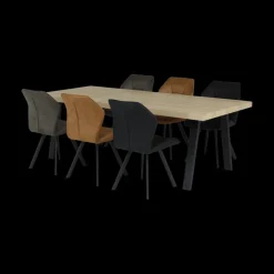 Stoelen|Ygo Stoel ALECIO ECO PU Nero