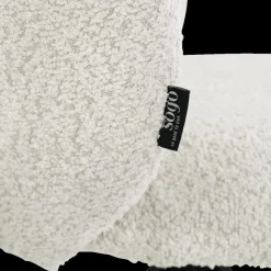 Stoelen|Ygo Stoel BALDER 180° Bouclé Ecru Pt Zwart