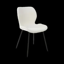 Stoelen|Ygo Stoel DANA Bouclé Wit