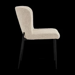 Stoelen|Ygo Stoel DORIEN Bouclé Beige