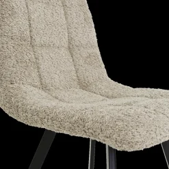 Stoelen|Ygo Stoel ERVI Bouclé Caffe Latte