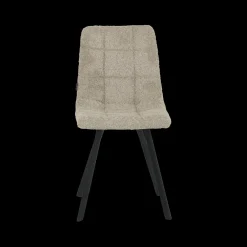 Stoelen|Ygo Stoel ERVI Bouclé Caffe Latte