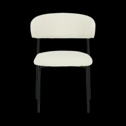 Stoelen|Ygo Stoel FJERRE Bouclé Ecru