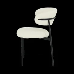 Stoelen|Ygo Stoel FJERRE Bouclé Ecru