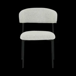 Stoelen|Ygo Stoel FJERRE Bouclé Lichtgrijs