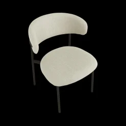 Stoelen|Ygo Stoel FJERRE Sand Pt Zwart