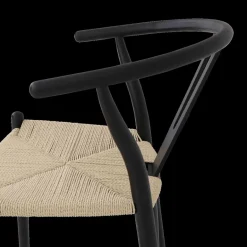 Stoelen|Ygo Stoel FOSS Ash Wood Black