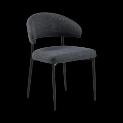 Stoelen|Ygo Stoel FRIDA Basel Dark Grey