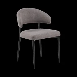 Stoelen|Ygo Stoel FRIDA Basel Grey/Brown