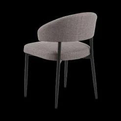 Stoelen|Ygo Stoel FRIDA Basel Grey/Brown