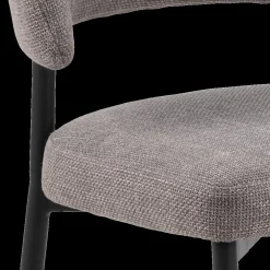 Stoelen|Ygo Stoel FRIDA Basel Grey/Brown