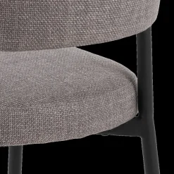 Stoelen|Ygo Stoel FRIDA Basel Grey/Brown