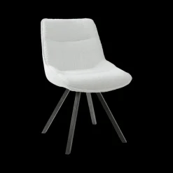 Stoelen|Ygo Stoel HECTOR Bouclé Wit