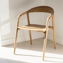 Stoelen|Ygo Stoel HJALMAR Ash Wood Natural