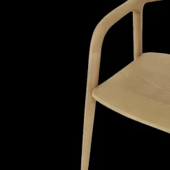 Stoelen|Ygo Stoel HJALMAR Ash Wood Natural