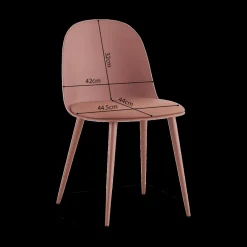 Stoelen|Ygo Stoel MALOU Terracotta