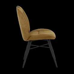 Stoelen|Ygo Stoel met Greep BRANDO Luxor Cognac