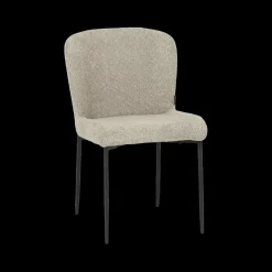 Stoelen|Ygo Stoel SARITA Bouclé Caffe Latte