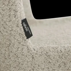 Stoelen|Ygo Stoel SARITA Bouclé Caffe Latte