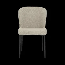 Stoelen|Ygo Stoel SARITA Bouclé Caffe Latte