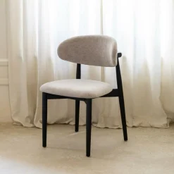 Stoelen|Ygo Stoel SIGNE Ash Wood Black