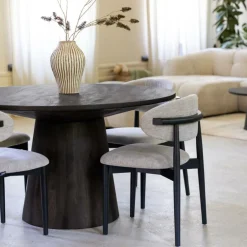 Stoelen|Ygo Stoel SIGNE Ash Wood Black