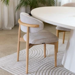 Stoelen|Ygo Stoel SIGNE Ash Wood Natural