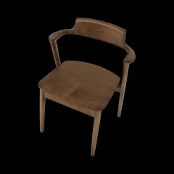 Stoelen|Ygo Stoel TEO Ash Wood Walnut