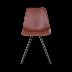 Stoelen|Ygo Stoel TILLY PU Donkerbruin