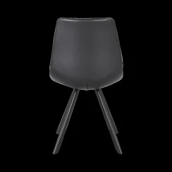 Stoelen|Ygo Stoel TILLY PU Zwart