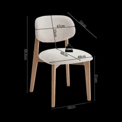 Stoelen|Ygo Stoel TILO Massief Eik Naturel