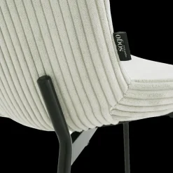 Stoelen|Ygo Stoel ZOEY Beige Ribfluweel