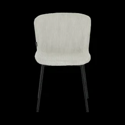 Stoelen|Ygo Stoel ZOEY Beige Ribfluweel