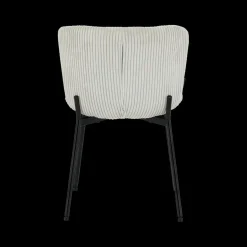 Stoelen|Ygo Stoel ZOEY Beige Ribfluweel