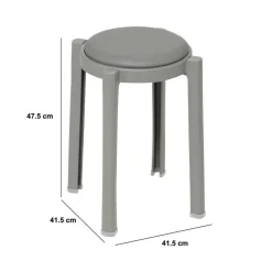 Krukjes|Ygo Tabouret PALSTA PP Grijs