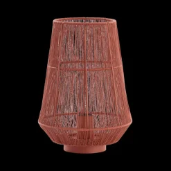 Tafellampen|Ygo Tafellamp BANJAR Met. Steenrood