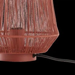 Tafellampen|Ygo Tafellamp BANJAR Met. Steenrood