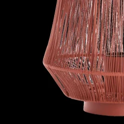 Tafellampen|Ygo Tafellamp BANJAR Met. Steenrood