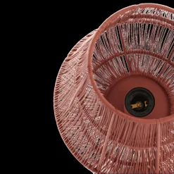 Tafellampen|Ygo Tafellamp BANJAR Met. Steenrood