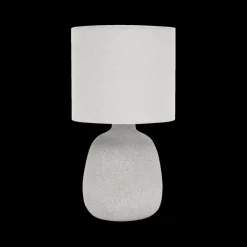 Tafellampen|Ygo Tafellamp CELXIA Ker. Grijs Kap Wit