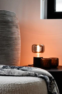 Lampenvoeten|Ygo Tafellamp CILINDER Zwart