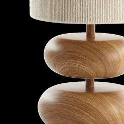 Tafellampen|Ygo Tafellamp DANIALO L Bruin/Touw