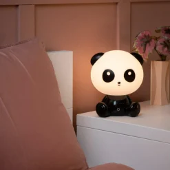 Decoratieve Accessoires|Kinderverlichting|Ygo Tafellamp DODO Panda Wit/Zwart
