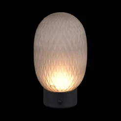 Tafellampen|Ygo Tafellamp FACETTE Glas Grijs