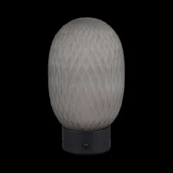 Tafellampen|Ygo Tafellamp FACETTE Glas Grijs