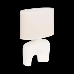 Tafellampen|Ygo Tafellamp GABBI Keramiek Wit