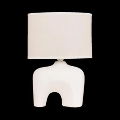 Tafellampen|Ygo Tafellamp GABBI Keramiek Wit